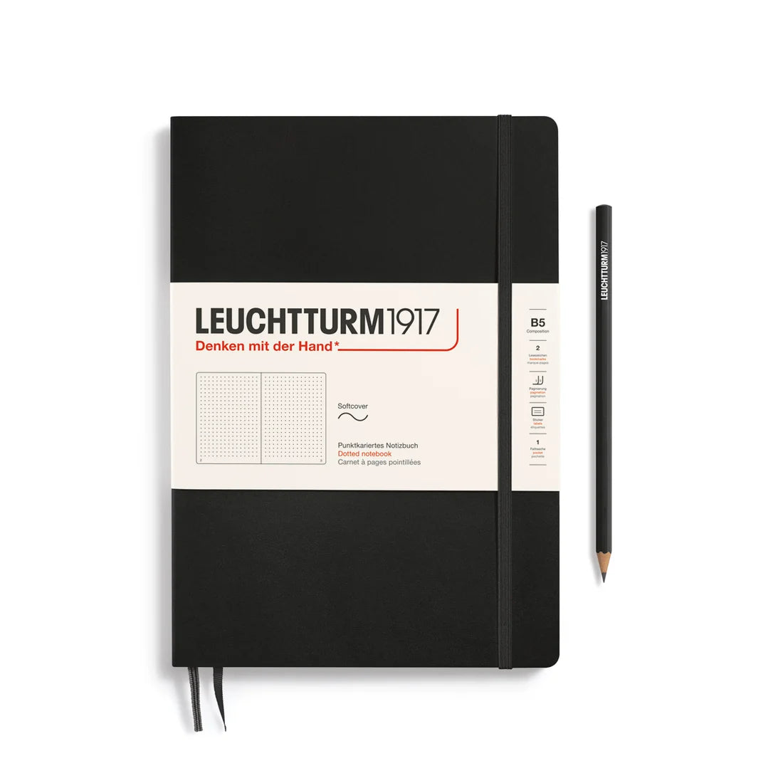 Leuchtturm1917 B5 Dotted Softcover Notebook