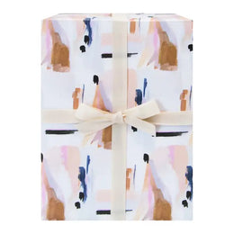 Blue Abstract Gift Wrap