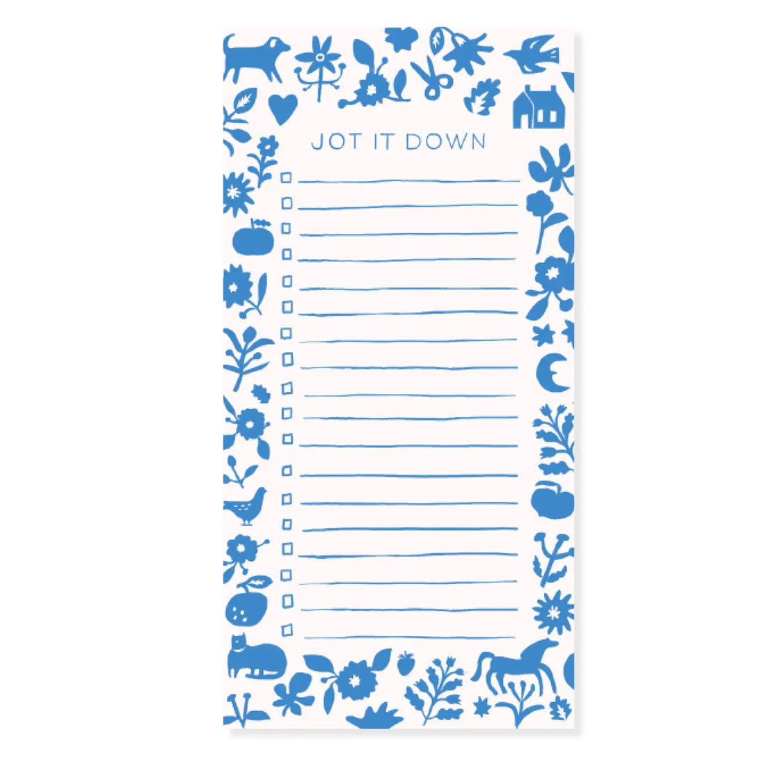 Blue Folk Notepad