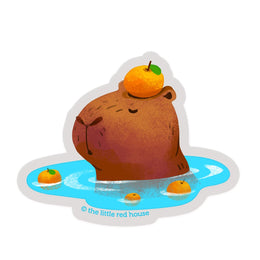 Chill Capybara Sticker