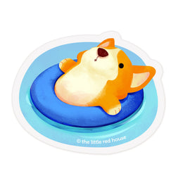 Chill Corgi Sticker