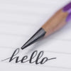6B Iridescent Violet Calligraphy Pencil