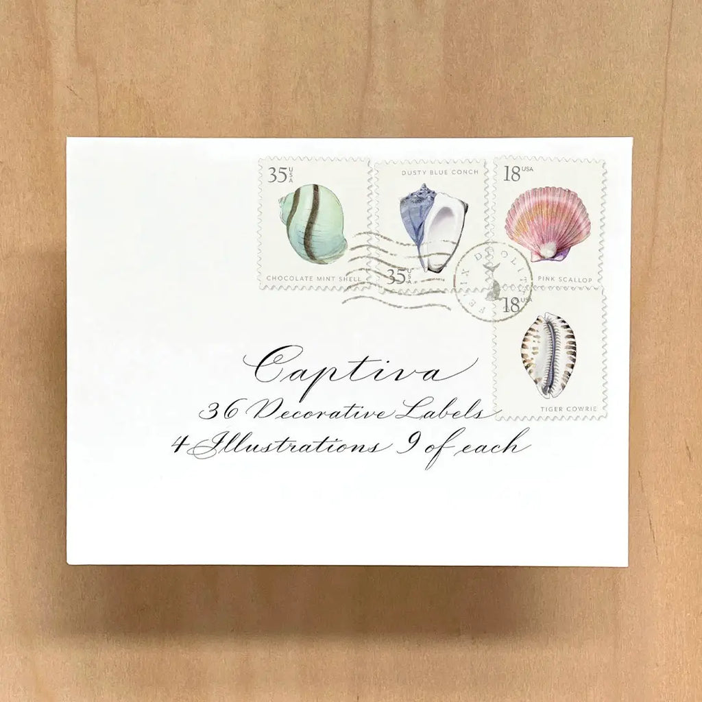 Captiva Decorative Labels – Penny Post, Alexandria VA