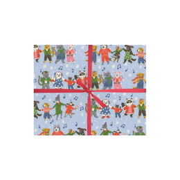 Caroling Cats & Dogs Holiday Gift Wrap