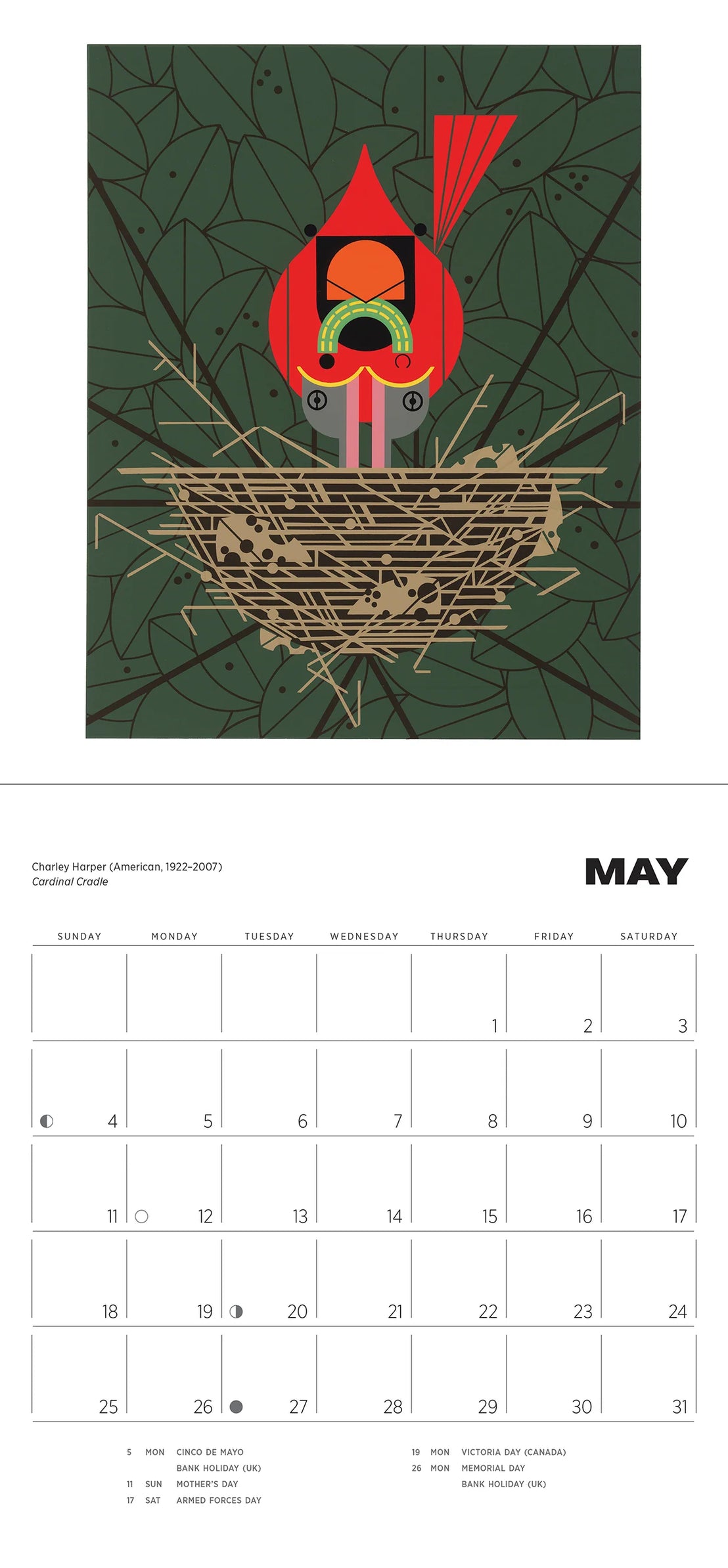 2025 Charley Harper Mini Calendar