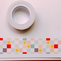 Checkers Happy Faces Washi