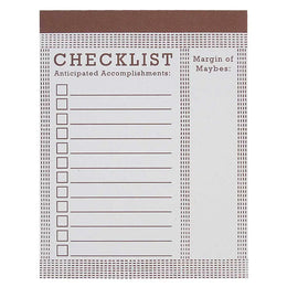 Checklist Notepad