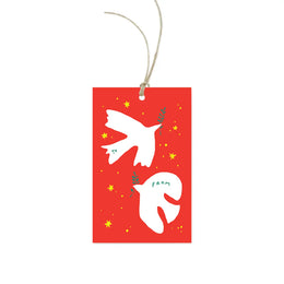 Christmas Doves Gift Tags