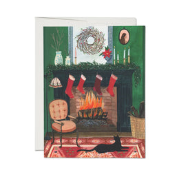 Christmas by the Fireplace, Red Cap Cards