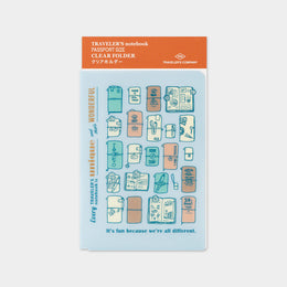 *Pre-order* 2027 Passport Clear Folder, Traveler's Company