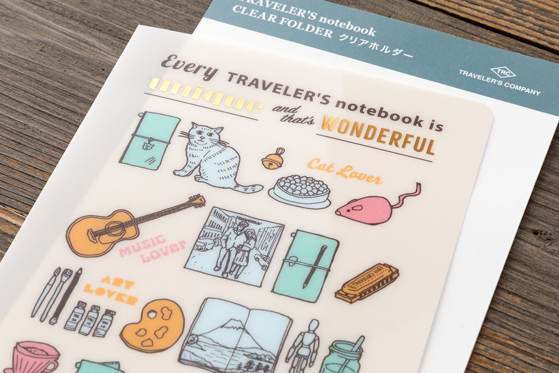 *Pre-order* 2027 Regular Clear Folder, Traveler's Company