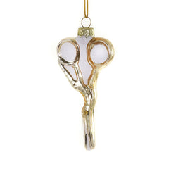 Crane Sewing Scissors Ornament