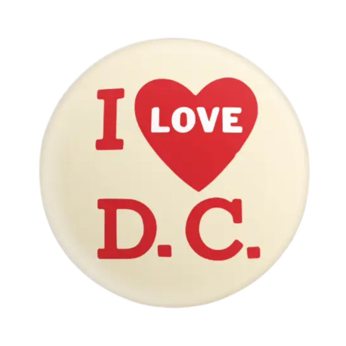 I Love DC Button