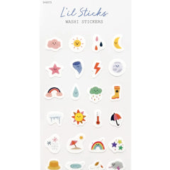 Daily Weather L'il Sticks Washi Stickers