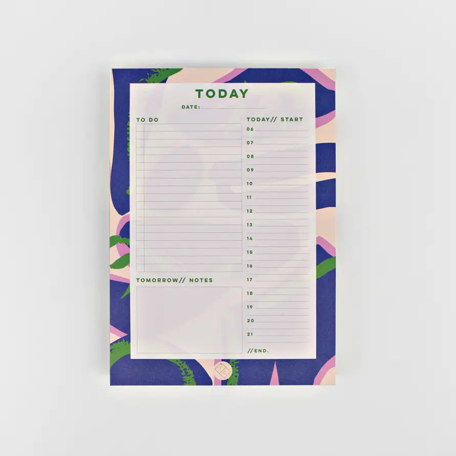 Capri Daily Planner Pad, The Completist