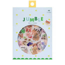 Dogs Jumble Washi Stickers