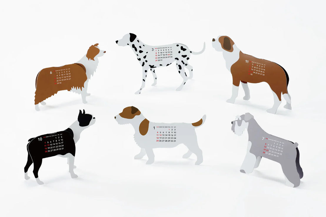 2026 Dogs Desk Calendar