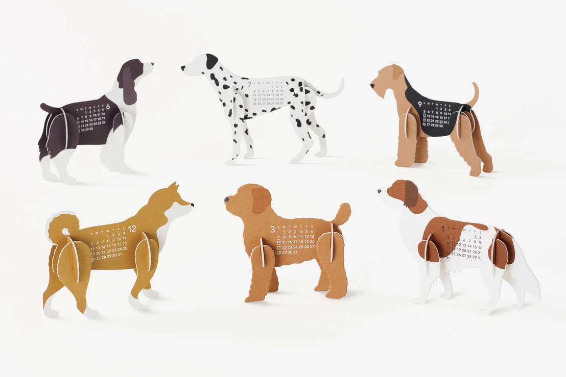 2027 Dogs Desk Calendar