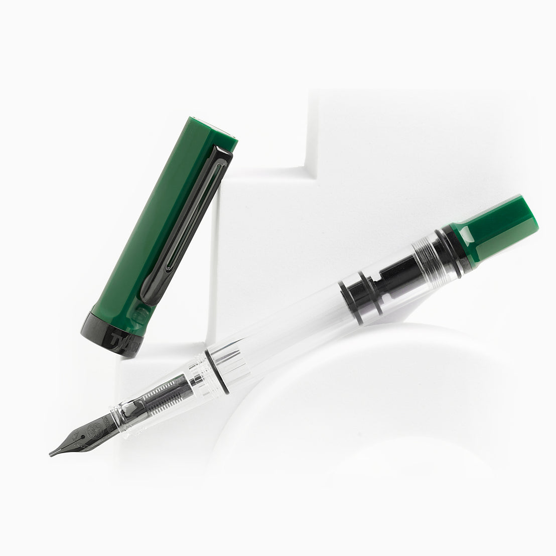 ECO Irish Green with Onyx Fountain Pen, TWSBI