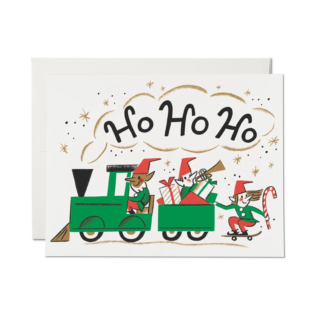 Elf Train, Red Cap Cards