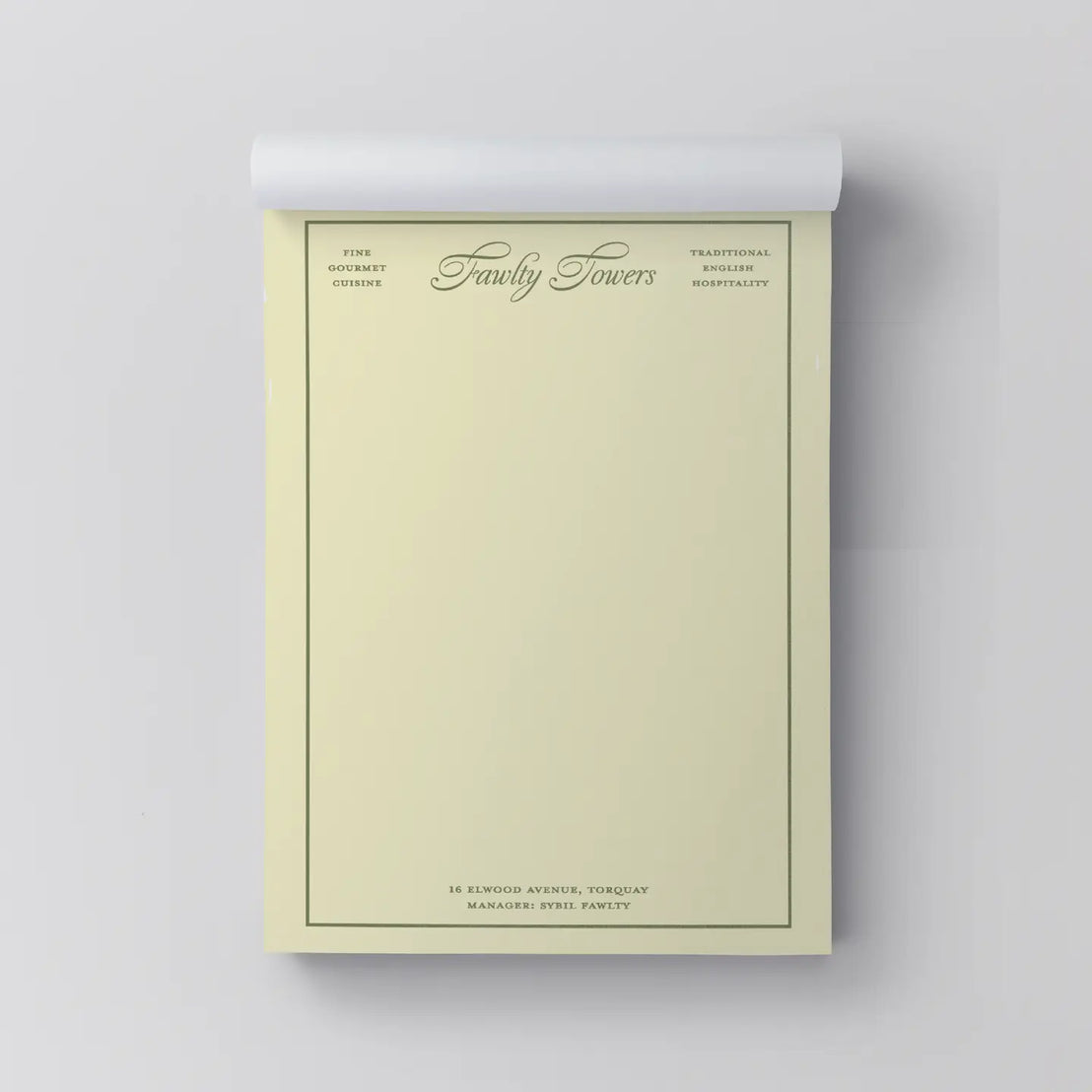Fawlty Towers Notepad