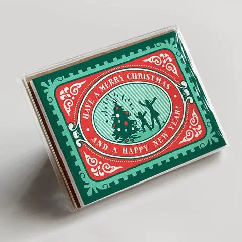 Festive Christmas Stamp Boxed Set, Hammerpress