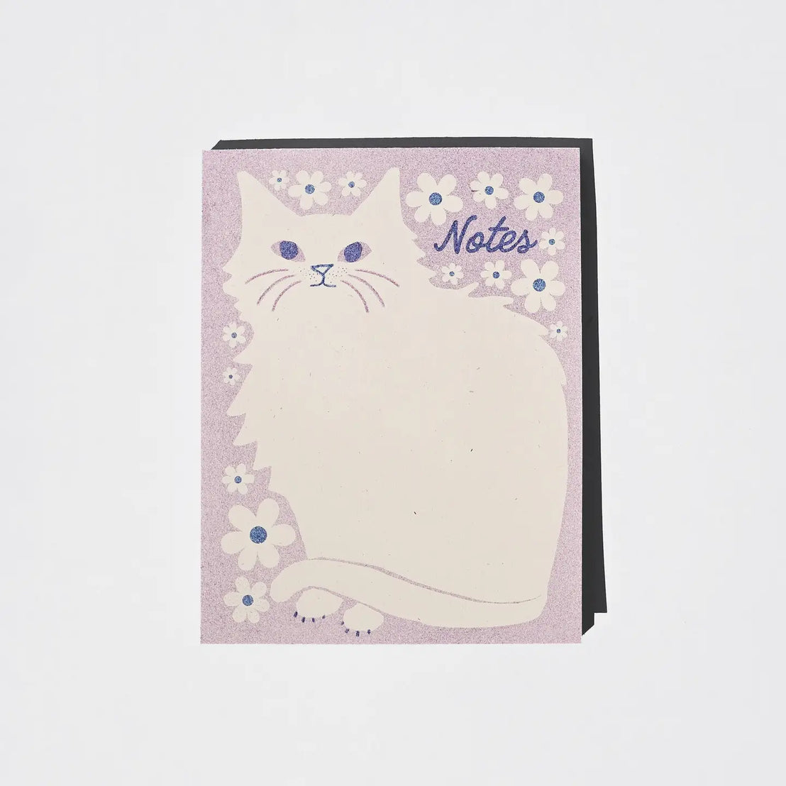 Floral Cat A2 Notepad