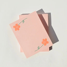 Flower Pair A2 Notepad