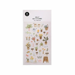 Flower Cafe Sticker Sheet