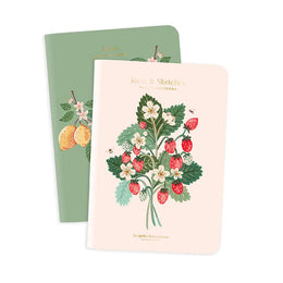 Fruit Pocket Notebook Set, Bespoke Letterpress