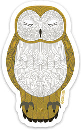 Nocturnal Owl Sticker