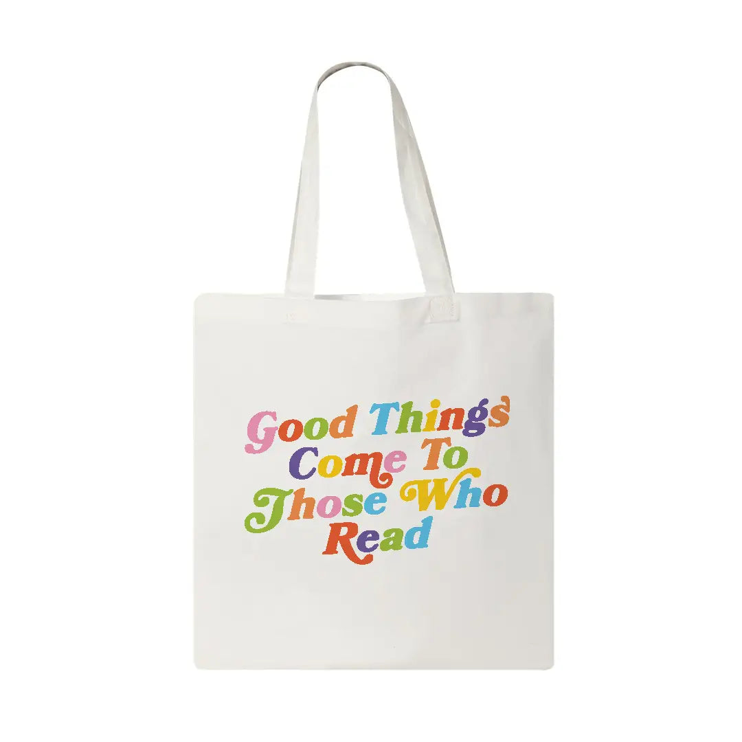 Good Things Come Read Tote