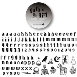 Goth Girl Letter PET Tape
