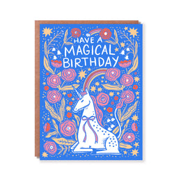 Folk Unicorn Birthday, Hello! Lucky