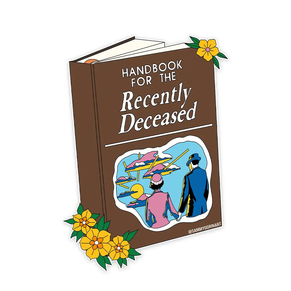 Handbook For Recently Deceased Sticker