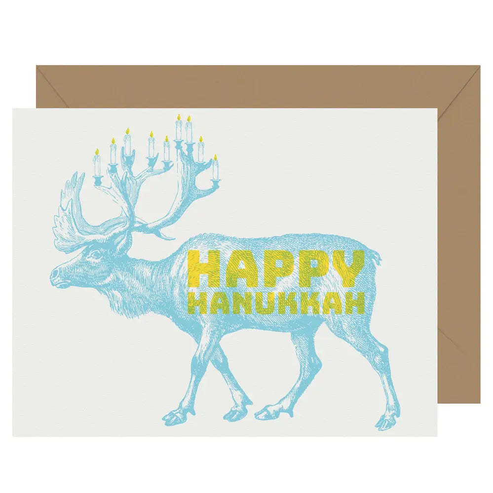 Happy Hanukkah, Letterpress Jess