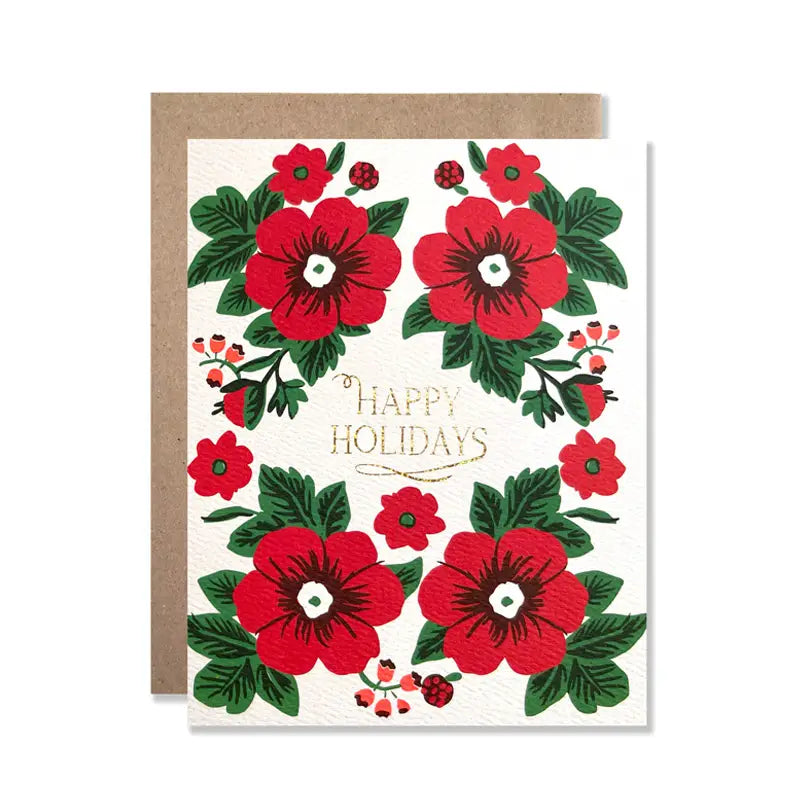 Happy Holidays Poinsettia, Hartland Cards