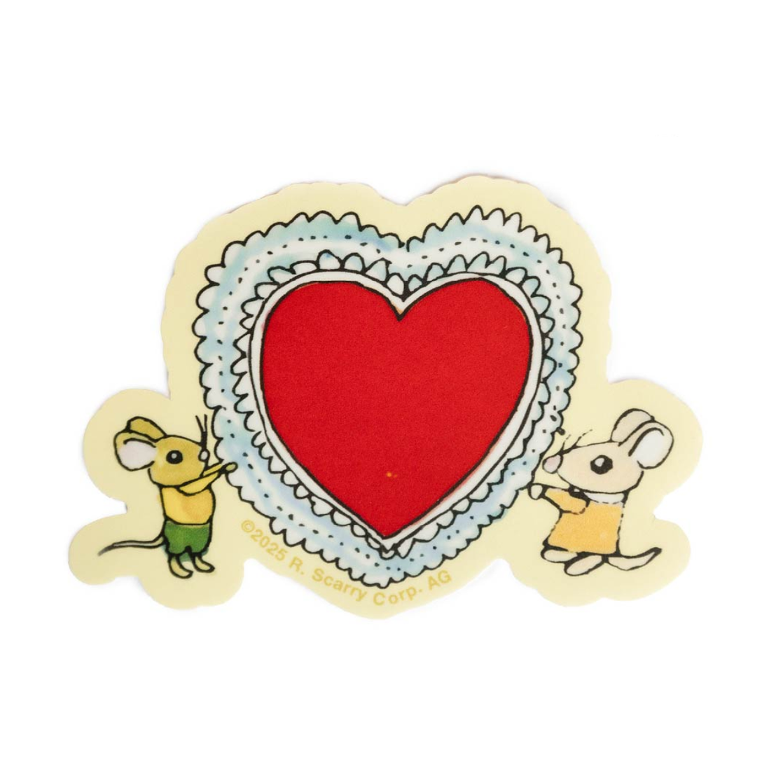Mice Heart Richard Scarry Sticker