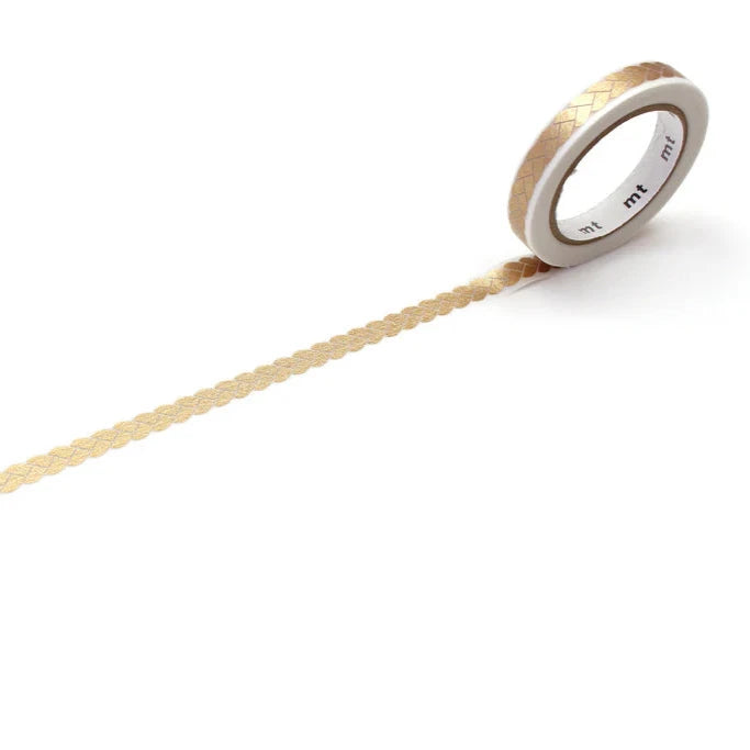 High Brightness Braid Gold Washi Tape