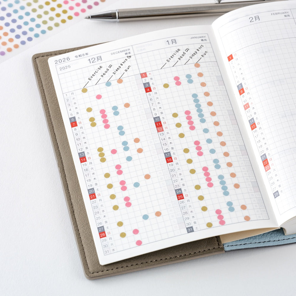 Hobonichi TSUKI 3.5mm Dot Stickers