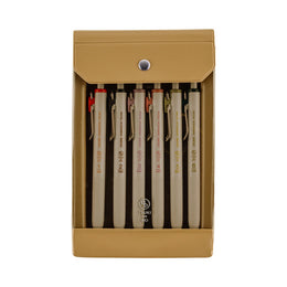 Hobonichi TSUKI no IRO Uniball Jan-June Pen Set