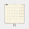 Hobonichi 2025 Techo Weeks Leather Steel Gray Planner