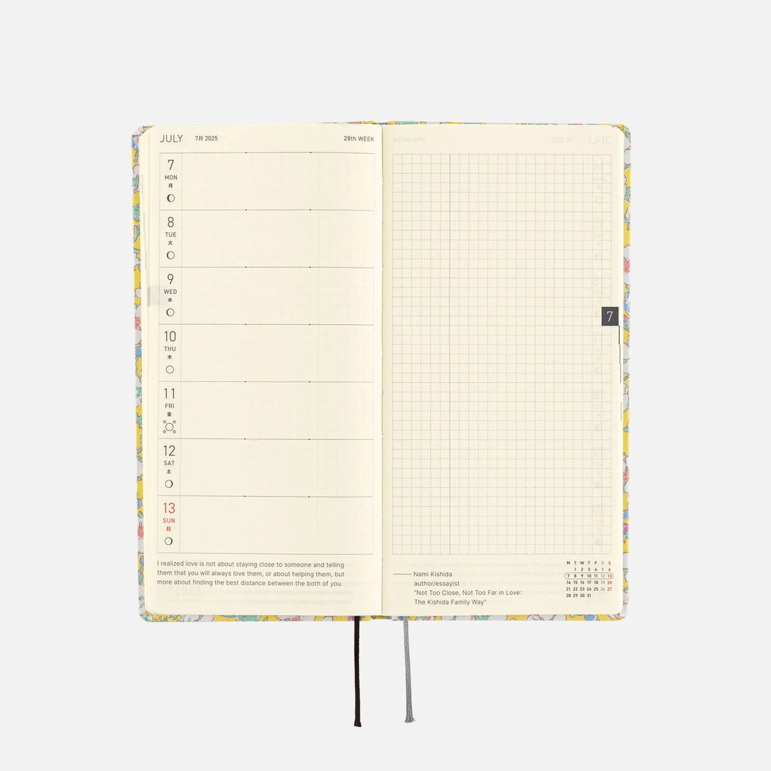 Hobonichi 2025 Techo Weeks Liberty Paysanne Planner