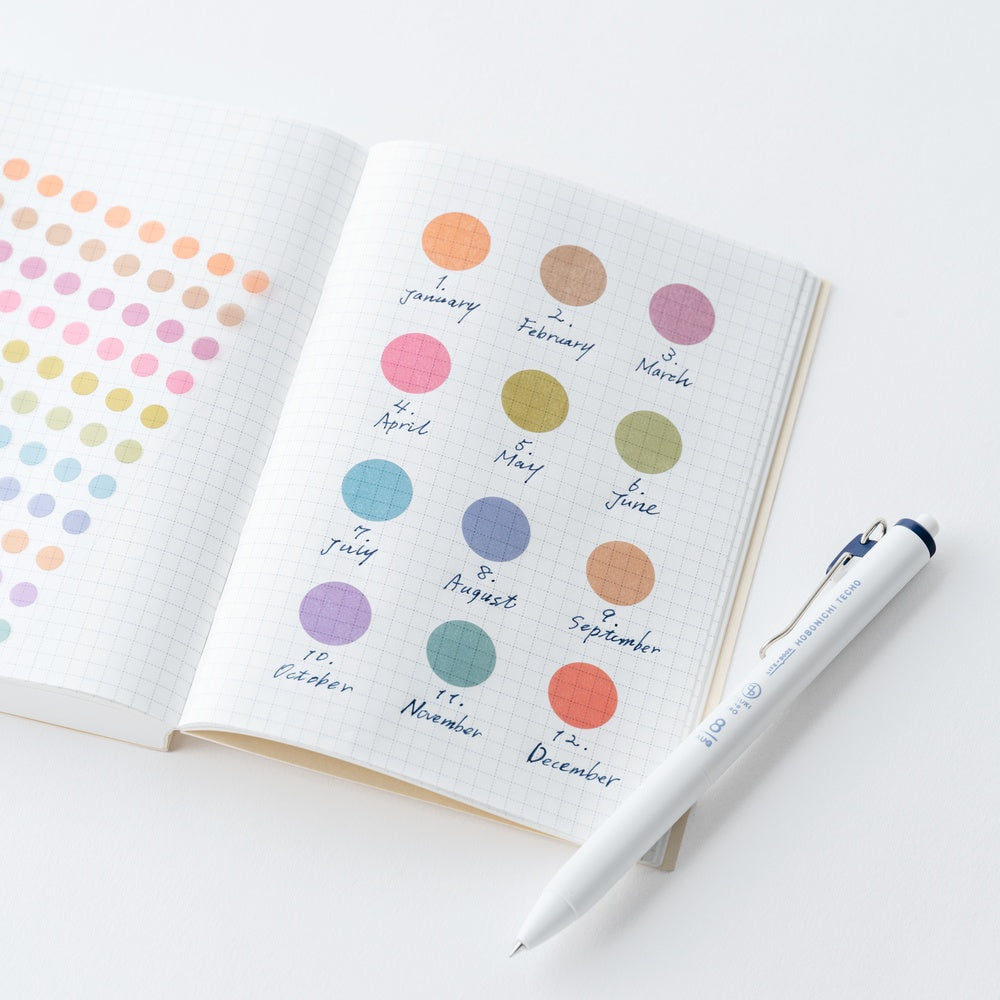 Hobonichi 2026 TSUKI 15mm Dot Stickers