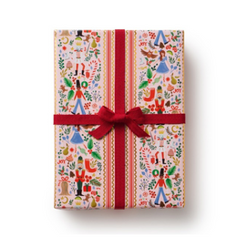 Holly Jolly Nutcracker Holiday Gift Wrap