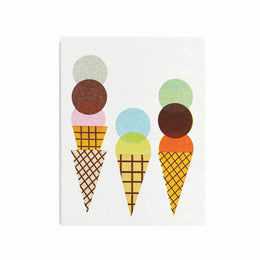 Ice Cream Mini Enclosure Card