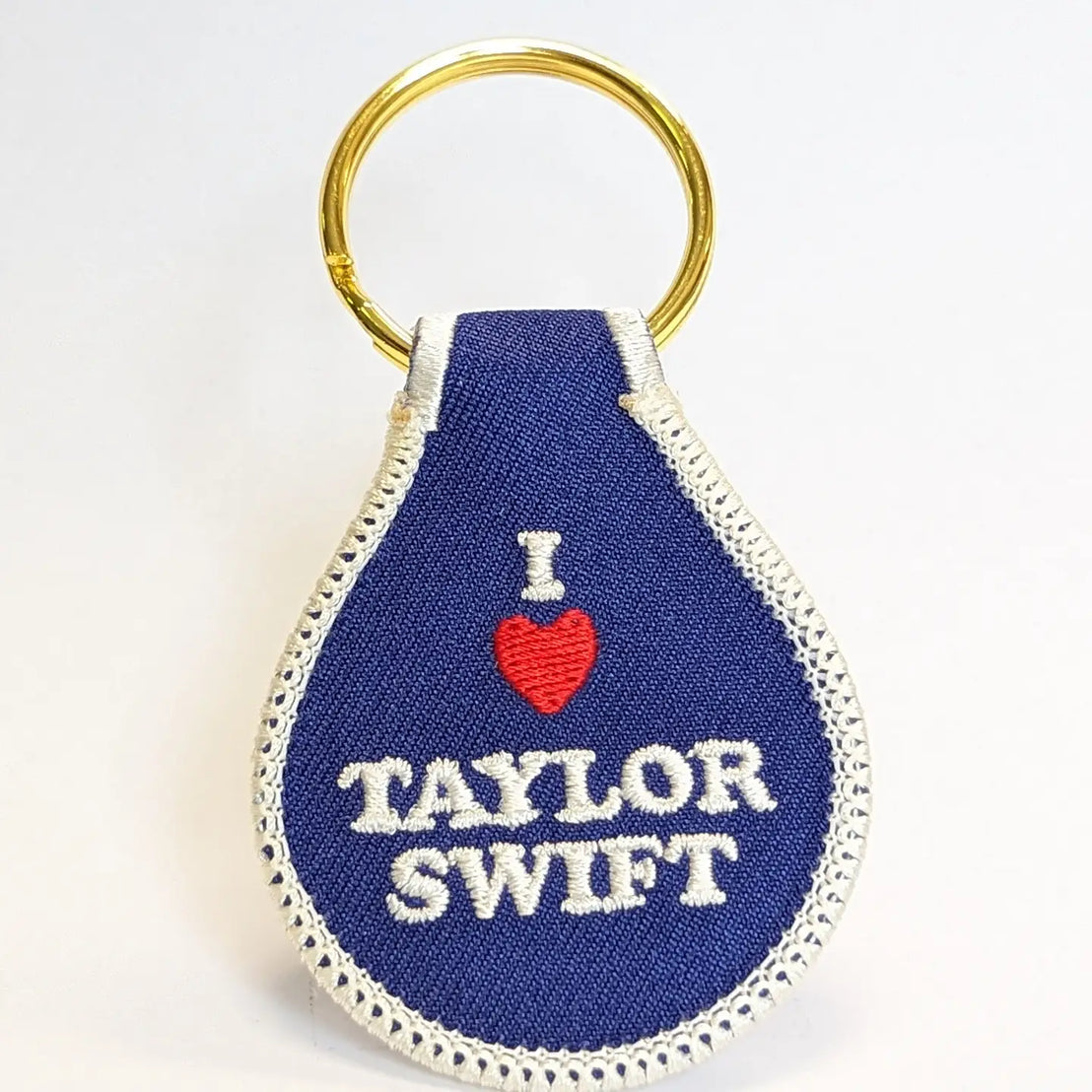 I Heart Taylor Key Tag