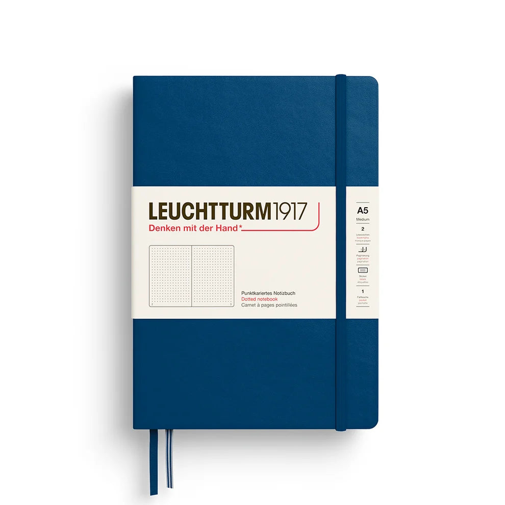 Leuchtturm1917 A5 Dotted Hardcover Notebook