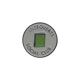 Introverts Social Club Enamel Pin