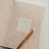 Poppy Garden Linen Bound Notebook, Botanica Paper Co.